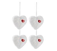 Lot de 6 décorations d'amour pelucheuses pour la Saint-Valentin, la fête de la Saint-Valentin
