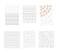 Lot de 6 décorations de bijoux pour le visage, strass autocollant visage autocollants pour les yeux en cristal auto-adhésifs, bijoux pour le visage, perles en forme de goutte, strass visage, pierres