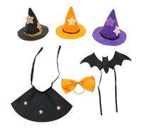 Lot de 6 décorations de bouteille de vin d'Halloween - Accessoires de fête réutilisables et portables pour Halloween, Noël, célébrations à la maison - Décoration essentielle pour les planificateurs de