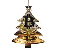 Lot de 6 décorations de Noël en bois avec pendentifs de vacances imprimés B - Convient pour accrocher sur les rebords de fenêtre et les cheminées