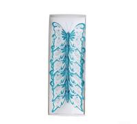 Lot de 6 décorations de Noël pour sapin et maison, conçues pour apporter une touche joyeuse et élégante aux fêtes de fin d'année (bleu)