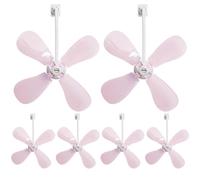 Lot de 6 déflecteurs d'air réglables pour climatiseur - Panneau de guidage du flux d'air de refroidissement directionnel - Accessoire universel pour pare-brise AC - Système de contrôle de distribution