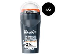 [Lot De 6] Déodorant Bille 48h Hypoallergénique 0% Men Expert Magnesium Defense 50ml