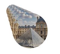 Lot de 6 désodorisants à suspendre pour voiture, musée du Louvre à Paris, cartes parfumées à suspendre, tablettes d'aromathérapie pour voiture, décoration intérieure, cartes parfumées pour voiture