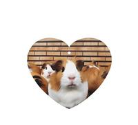 Lot de 6 désodorisants amusants à suspendre pour voiture, cochons d'Inde, mignons et durables, parfumés à suspendre, ornements, cadeaux, accessoires de décoration d'intérieur pour homme et femme