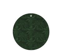 Lot de 6 désodorisants amusants à suspendre pour voiture, motif pétales floraux vert chasseur, mignon, durable, parfumé, miroir, décoration d'intérieur, accessoires de décoration d'intérieur pour