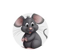 Lot de 6 désodorisants amusants à suspendre pour voiture, motif rat gris, mignon, durable, parfumé, décoration à suspendre, ornements, cadeau, accessoires de décoration d'intérieur pour homme et femme