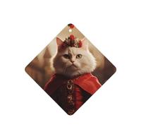 Lot de 6 désodorisants carrés pour voiture, motif chat magnifique, tablettes d'aromathérapie pour voiture, armoire, armoire à chaussures, éliminent les odeurs