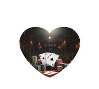 Lot de 6 désodorisants de voiture à suspendre - Cartes parfumées - Pour aromathérapie de voiture, tournoi de poker - Cadeau pour homme et femme