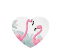 Lot de 6 désodorisants de voiture à suspendre - Cartes parfumées - Tablettes d'aromathérapie de voiture - Flamant rose - Désodorisant de voiture - Pendentif miroir - Cadeaux pour homme et femme