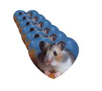 Lot de 6 désodorisants de voiture à suspendre pour homme, hamster, tablettes d'aromathérapie pour chambre à coucher, armoire
