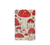 Lot de 6 désodorisants de voiture amusants à suspendre - Champignon rouge et blanc - Longue durée - Pour miroir - Décoration d'intérieur - Accessoires de décoration d'intérieur pour homme et femme