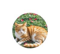 Lot de 6 désodorisants de voiture amusants à suspendre - Chat et pétales - Longue durée - Pour miroir - Décoration d'intérieur - Accessoires de décoration d'intérieur pour homme et femme