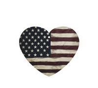 Lot de 6 désodorisants de voiture amusants à suspendre - Drapeau américain - Longue durée - Pour miroir - Décoration d'intérieur - Accessoires de décoration d'intérieur pour homme et femme