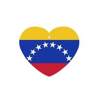 Lot de 6 désodorisants de voiture amusants à suspendre - Drapeau du Venezuela - Mignon - Longue durée - Parfumé - Décoration à suspendre - Cadeau - Accessoires de décoration d'intérieur pour homme et