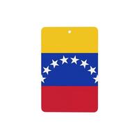 Lot de 6 désodorisants de voiture amusants à suspendre - Drapeau du Venezuela - Mignon - Longue durée - Parfumé - Décoration à suspendre - Cadeau - Accessoires de décoration d'intérieur pour homme et