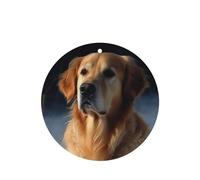 Lot de 6 désodorisants de voiture amusants à suspendre Golden Retriever - Longue durée - Pour miroir - Décoration d'intérieur - Accessoires de décoration d'intérieur pour homme et femme