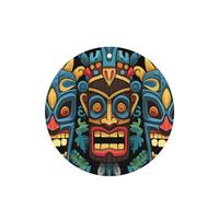 Lot de 6 désodorisants de voiture amusants à suspendre - Motif de masque Tiki coloré - Mignon - Longue durée - Parfumé - Décoration à suspendre - Cadeau - Accessoires de décoration d'intérieur pour