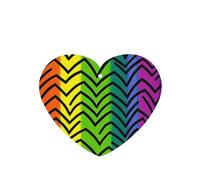 Lot de 6 désodorisants de voiture amusants à suspendre pour voiture - Arc-en-ciel Gay Pride - Mignon - Longue durée - Parfumé - Décoration à suspendre - Cadeau - Accessoires de décoration d'intérieur