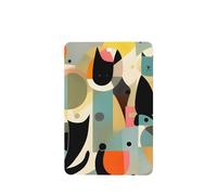 Lot de 6 désodorisants de voiture amusants à suspendre pour voiture - Art moderne du milieu du siècle - Chat mignon - Longue durée - Parfumé - Décoration à suspendre - Cadeau - Accessoires de