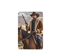 Lot de 6 désodorisants de voiture amusants à suspendre pour voiture Cowboy West - Mignon - Longue durée - Parfumé - Décoration à suspendre - Cadeau - Accessoires de décoration d'intérieur pour homme