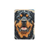 Lot de 6 désodorisants de voiture amusants à suspendre pour voiture - Motif chien Rottweiler - Art mignon - Longue durée - Parfumé - Décoration à suspendre - Cadeau - Accessoires de décoration