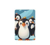 Lot de 6 désodorisants de voiture amusants à suspendre pour voiture, pingouins mignons et durables, parfumés, décoration à suspendre, ornements, cadeaux, accessoires de décoration d'intérieur pour