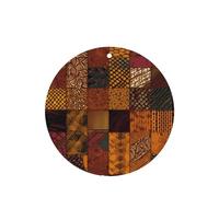 Lot de 6 désodorisants de voiture amusants à suspendre pour voiture, style africain, patchwork, mignon, durable, parfumé, décoration à suspendre, ornements, cadeau, accessoires de décoration