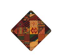 Lot de 6 désodorisants de voiture amusants à suspendre pour voiture, style africain, patchwork, mignon, durable, parfumé, décoration à suspendre, ornements, cadeau, accessoires de décoration