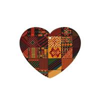 Lot de 6 désodorisants de voiture amusants à suspendre pour voiture, style africain, patchwork, mignon, durable, parfumé, décoration à suspendre, ornements, cadeau, accessoires de décoration