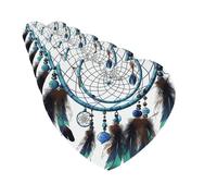 Lot de 6 désodorisants de voiture en forme de cœur à suspendre - Attrape-rêves amérindiens - Désodorisant pour voiture - Pendentif de rétroviseur - Carte parfumée pour voiture