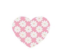 Lot de 6 désodorisants de voiture en forme de cœur avec motif WZYWHJ Camélia