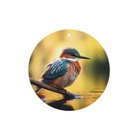 Lot de 6 désodorisants de voiture en forme ronde WZYWHJ avec imprimé oiseaux de lagon mignon