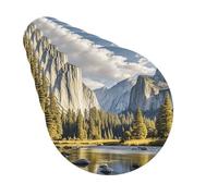 Lot de 6 désodorisants de voiture - Forme ronde - Cartes parfumées à suspendre - Yosemite National Park - Désodorisant pour voiture