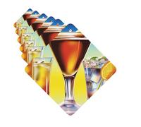 Lot de 6 désodorisants pour voiture « Always Happy Hour » à suspendre pour décoration de chambre automobile