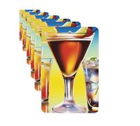 Lot de 6 désodorisants pour voiture « Always Happy Hour » à suspendre pour décoration de chambre automobile