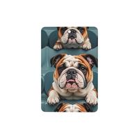 Lot de 6 désodorisants pour voiture, drôles à suspendre, bouledogue anglais, mignon, durable, parfumé, miroir, décoration d'intérieur, accessoires de décoration d'intérieur pour homme et femme
