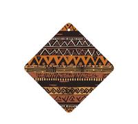 Lot de 6 désodorisants pour voiture, drôles à suspendre pour voiture, tissu de boue africain, mignon, durable, parfumé, miroir, décoration d'intérieur, accessoires de décoration d'intérieur pour homme