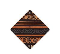 Lot de 6 désodorisants pour voiture, drôles à suspendre pour voiture, tissu de boue africain, mignon, durable, parfumé, miroir, décoration d'intérieur, accessoires de décoration d'intérieur pour homme