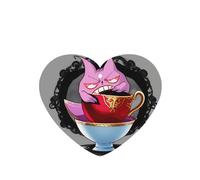 Lot de 6 désodorisants pour voiture en forme de cœur avec tasses à thé Wicked Fantasy, comprimés d'aromathérapie pour voiture, armoire, armoire à chaussures, élimine les odeurs