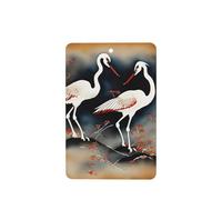 Lot de 6 désodorisants pour voiture Motif grues japonaises volantes traditionnelles imprimées - Lot de 6 pièces à suspendre - Parfum durable pour voiture, maison