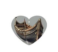 Lot de 6 désodorisants pour voiture Motif vieux bateaux vikings à suspendre Parfum durable pour voiture, maison