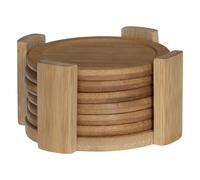 Lot de 6 dessous de verre en bambou et