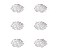 Lot de 6 dessous de verre en PVC avec motif floral nordique et finition gaufrée en feuille d'or résistant à la chaleur pour la maison (argenté)