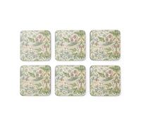 Lot de 6 Dessous de Verre Motif Voleur de Fraises 10,5 x 10,5 cm