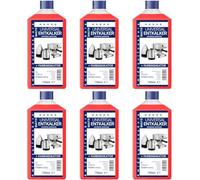 Lot de 6 détartrants universels concentrés de 750 ml, comme pour machine à café, bouilloire, etc. - Pour 6 détartres/applications de 125 ml chacune