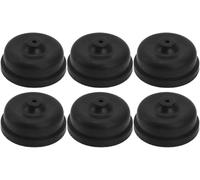 Lot de 6 diaphragmes noirs pour pompe à air d'aquarium, accessoires de rechange pour pompe à oxygène à air, pompes et filtres