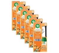 Lot de 6 Diffuseurs Automatique Pure Fresh Plaisir d Agrume et Zeste de Mandarine