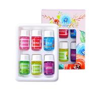 Lot de 6 diffuseurs d'huiles aromatiques solubles dans l'eau pour humidificateur, solution multi-arômes durables pour la maison, la voiture, la chambre, la salle de bain, le salon, les hommes