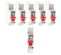 Lot de 6 disjoncteurs à connexions automatiques PH+N - 10A NF - Thomson